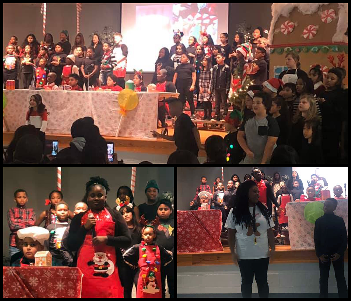 Our holiday program was a great success! Students did an amazing job singing and performing and the building was filled with cheer. Photos submitted